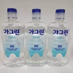 가그린 제로 구강청결제 820ml 3개 (AD)