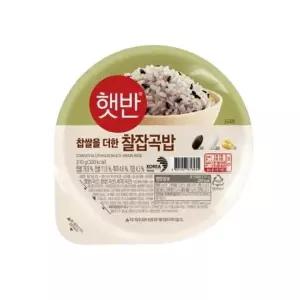 CJ 햇반 찰잡곡밥 210g x 36개