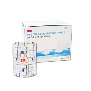 3M 쓰리엠 소프트 클로스 테이프 위드라이너 2764(10cmx10m)픽싱롤 드레싱