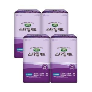 디펜드 스타일패드 여성용 흡수 안심대용량 14p X 4팩