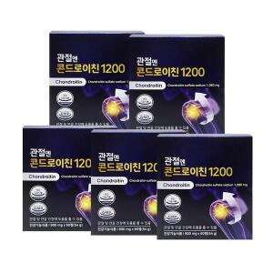 [셀러허브]주영엔에스 관절엔 콘드로이친 1200 900mg x 60정 5박스 Ss (S10412691)