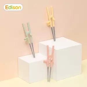 에디슨 2단계 스텐젓가락(핑크/민트/옐로우)