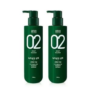 아모스 녹차실감 지성 샴푸 500g 1 1A00140812725439587912