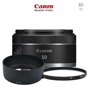 캐논 RF 50mm F1.8 STM + UV필터+호환후드 포함 표준단렌즈-ISK