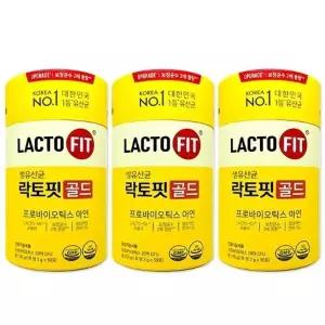 [종근당건강] 생유산균 락토핏 골드 2g X 50포 3통 dn