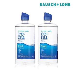 [보리보리/땡큐온]리뉴 후레쉬 렌즈세척 관리 355ml x2개
