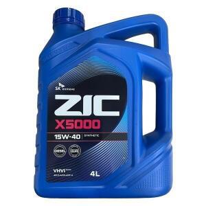 메온셀 ZIC X5000 15W40 4L 지크 디젤엔진오일 -