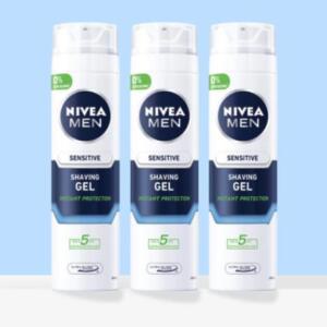 니베아 쉐이빙 면도 젤 맨 센서티브 추천 200ml X3개