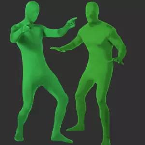 넥스테이 크로마키 촬영 촬영용 크로마키옷 전신 특수 의상 쫄쫄이 특수효과