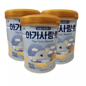 남양 아기사랑 수 어드밴스 분유 1단계 800g x3캔