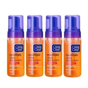 클린앤클리어 에센셜 훼이셜 포밍 클렌저 150ml 4개