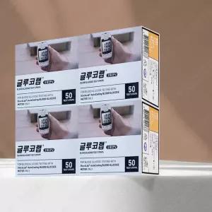 오상헬스케어 글루코랩 혈당시험지 당뇨측정 4BOX 200매
