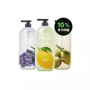 온더바디 더내추럴 바디워시 900g 3개(레몬+라벤더+올리브) (스마일캐시 10% 적립)