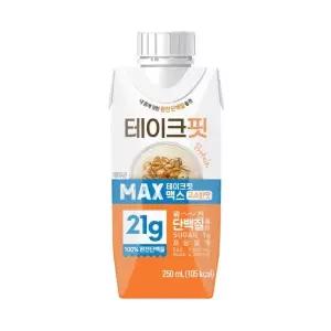 남양유업 단백질음료 테이크핏 맥스 고소한맛 250ml 24개