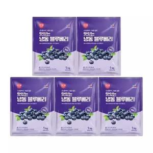 CJ프레시웨이 이츠웰 냉동블루베리1Kg x 5개