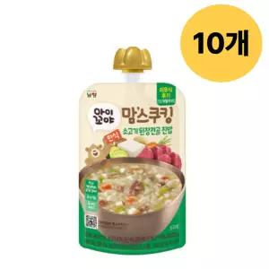 아이꼬야 이유식 소고기 된장전골 진밥 100g X 10입