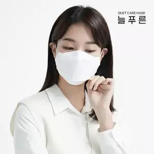 늘푸른 마스크 국내생산 KF94 미세먼지 대형 비말차단 황사마스크 50매