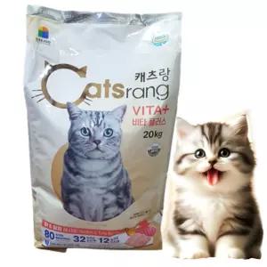 캐츠랑 점보 비타플러스 대용량 20kg 길냥이 고양이 사료 캣맘 (1srr)