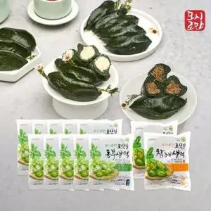 모시로만 모싯잎 동부생떡10봉 + 참깨생떡2봉 (총 120개입)