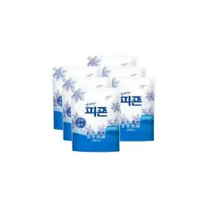 피죤 섬유유연제 리필 2300ml 6개 블루비앙카