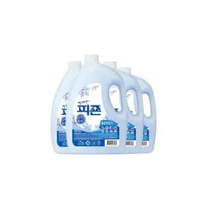 피죤 섬유유연제 3100ml 4개 블루비앙카