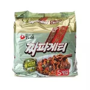 [브이와이][VCMNUEO2](P)농심 파츠 짜파게티봉지(140gx5개x8팩/박스)