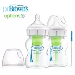 닥터브라운 와이드넥 옵션스플러스 PP 젖병 150ml 트윈팩