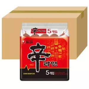 농심 신라면 멀티팩 봉지라면 120g 40개