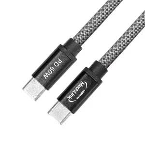 마하링크 C to C 마그네틱 PD 60W 고속충전 케이블 1M ML-MCC615