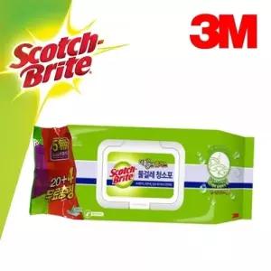 3M387 더블액션 물걸레 청소포 대형 24매