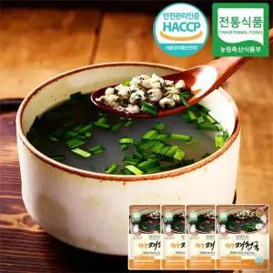 [정성드리] 경남 하동 재첩국 320gx4팩