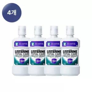 리스테린 토탈케어플러스 올인원케어 입냄새 상쾌 구강청결제 750mLx4개
