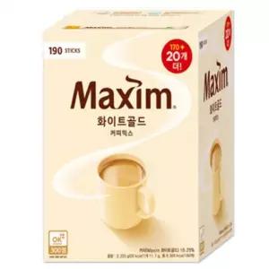 동서식품맥심 화이트골드 커피믹스 190T