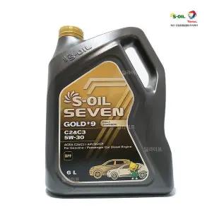 에스오일 7 GOLD 세븐골드 C2 C3 5W30 6L