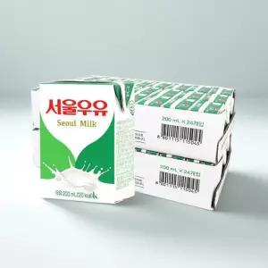 멸균우유 200ml 24입+24입 (2박스)