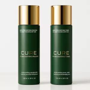 김정문알로에 큐어 하이드라 수딩 토너+에멀젼 130ml
