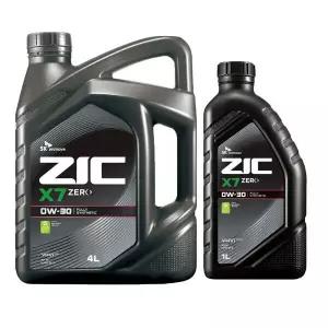 지크 제로 ZIC X7 ZERO 0W30 4L+1L 5L set