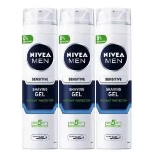 니베아 남성 면도용폼 센서티브 쉐이빙젤 200ml x 3개