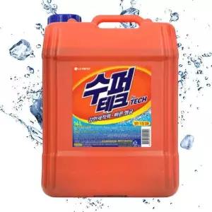 [셀러허브][LG생활건강] 엘지생활건강 테크 수퍼테크 일드겸용 액체세제 14L X 1 TB (S30420618)