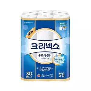 [프로셀러] 크리넥스 휴지 울트라클린 3겹 30롤