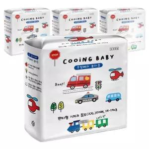 Cooing 베러 아기용품 육아템 일회용 놀라운 팬티형 기저귀 남여공용 점보형(2XL) 80매
