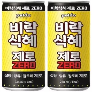 팔도 비락 식혜 제로 238ml 24캔 건강차 전통차