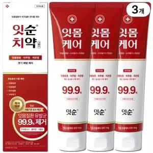 잇순 잇몸붓기 치아균케어 염증 예방 특허성분 콜라겐 프로폴리스 병풀 고불소 잇몸 치약 3개 130g