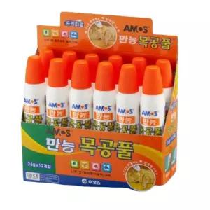 1세트 목공풀 12개 36g 대용량 만들기재료 공예용풀 공예재료 키본단