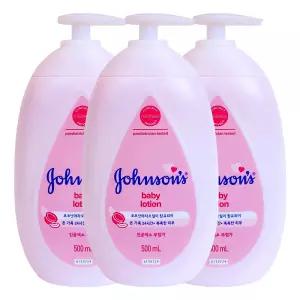 존슨즈 베이비 로션 핑크 500ml X 3개