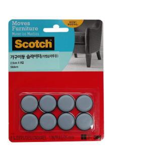 3M 가구이동 슬라이더 카펫 마루보호용 2.5cm 8개입 마루