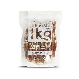 [Tabby]테비사사미 실속포장(1kg/오리스틱)
