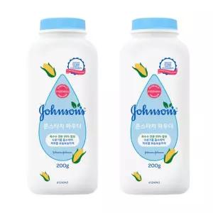 존슨즈 베이비 콘스타치 파우더 200g 2개