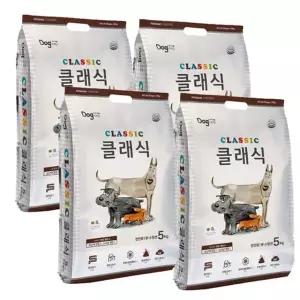 도그랑 클래식 5kg 4개 전연령 애견사료