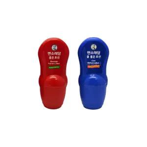 맨소래담 로션 롤온 쿨 핫 50ml 바르는 쿨링 2개입 1set